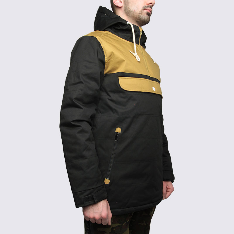 мужская черная куртка True spin Анорак Cloud Jacket Blk/Bge Cloud Jacket-blk/bge - цена, описание, фото 4